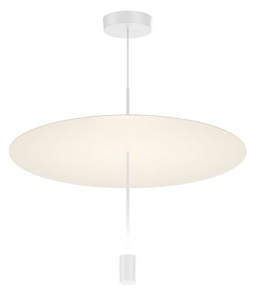 Wever & Ducré Lighting WEVER & DUCRÉ Lampă suspendată LED Shedda Ø 55 cm, Live Simple, 2700 K, reglabil, Bej, Camera de zi / sufragerie, Aluminiu, Modern