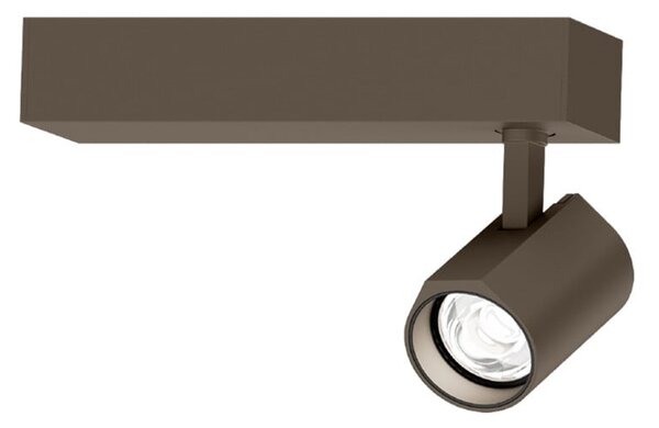 Wever & Ducré Lighting WEVER DUCRÉ Spot de tavan cu LED Ceno bronz, 2.700 K, 1 bec, reglabil, Bronz / Alamă Veche, Camera de zi / sufragerie, Aluminiu, Modern