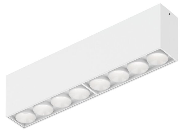 Wever & Ducré Lighting WEVER DUCRÉ plafonieră LED Linoo 8.0, metal alb mat, reglabil, Alb, Camera de zi / sufragerie, Aluminiu, Modern, Plafon cu flacără multiplă