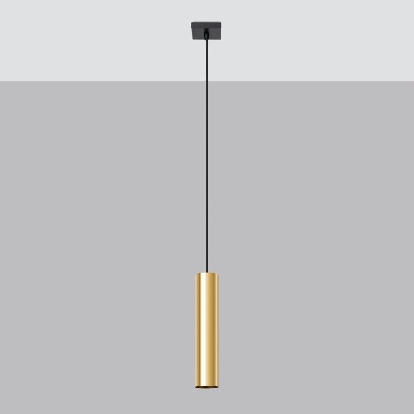 Lustră pe cablu Sollux SL.1200 LAGOS 1xGU10/10W/230V auriu