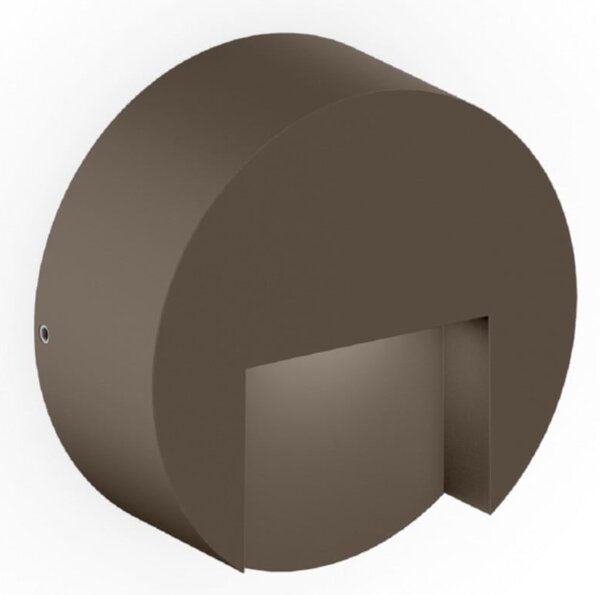 Wever & Ducré Lighting WEVER DUCRÉ Lampa de perete pentru exterior cu LED Reto Round 0,8, culoare, reglabil, Bronz / Alamă Veche, Aluminiu, Modern, Soclu de perete jos