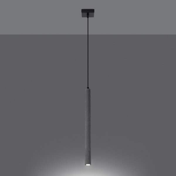 Lustră pe cablu Sollux SL.1271 PASTELO 1xG9/8W/230V beton