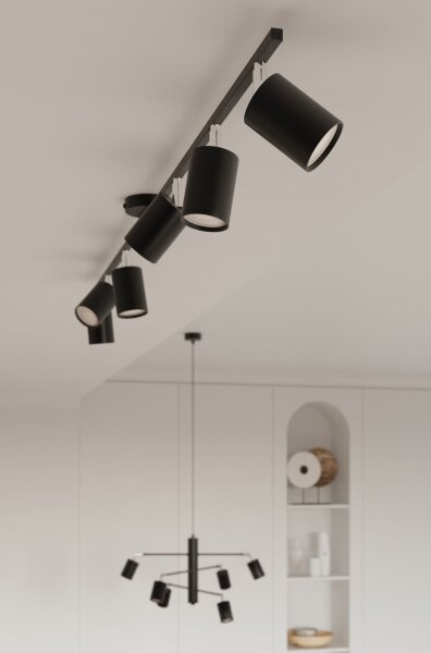 Spot Sollux SL.1168 LEMMI 4xGU10/10W/230V negru