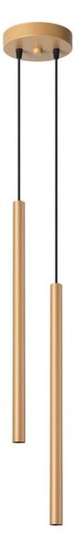 Lustră pe cablu Sollux SL.1305 PASTELO 2xG9/8W/230V auriu