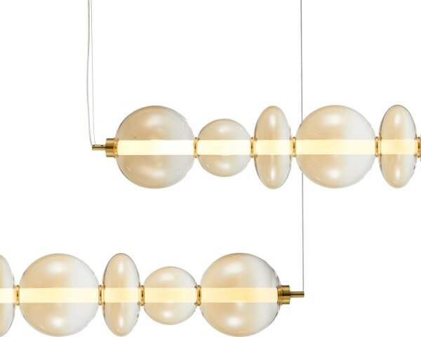 Lustră LED pe cablu DAPHNE LED/40W/230V auriu