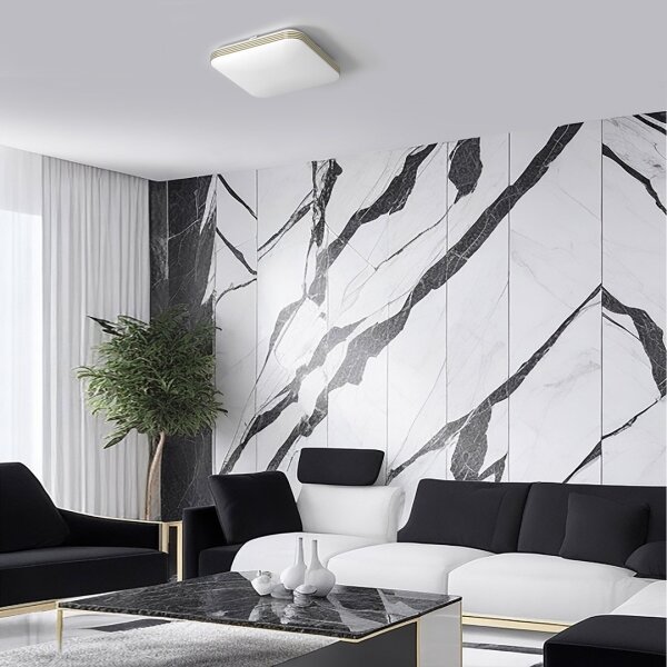 Plafonieră LED pentru baie DABAR LED/17W/230V 4000K 33x33 cm IP44