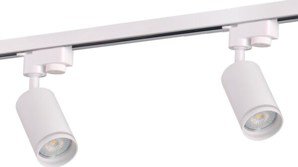 Spot pentru sistem de șină PARIS 3xGU10/10W/230V + 1 m sistem de șină