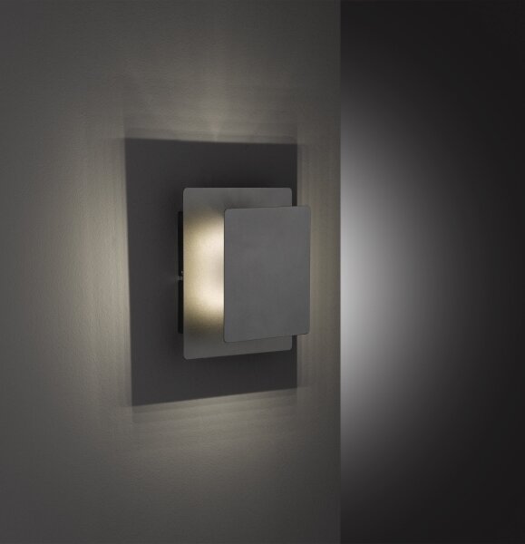 Aplică LED BAYONNE Wofi 4048-102Q LED/6,5W/230V antracit