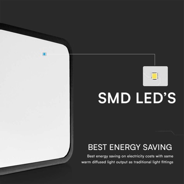 Plafonieră LED pentru baie LED/18W/230V 4000K IP44 negru