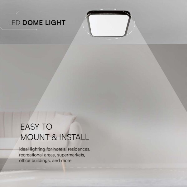 Plafonieră LED pentru baie LED/18W/230V 4000K IP44 negru