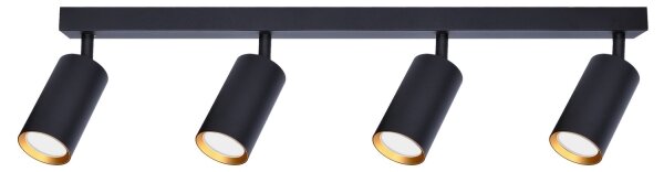 Spot Brilagi SELE 4xGU10/30W/230V negru/auriu