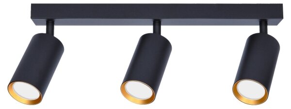 Spot Brilagi SELE 3xGU10/30W/230V negru/auriu