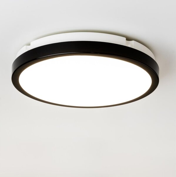Plafonieră LED pentru baie Brilagi PERA LED/24W/230V d. 28 cm IP65 negru