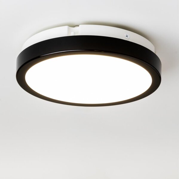 Plafonieră LED pentru baie Brilagi PERA LED/18W/230V d. 22 cm IP65 negru