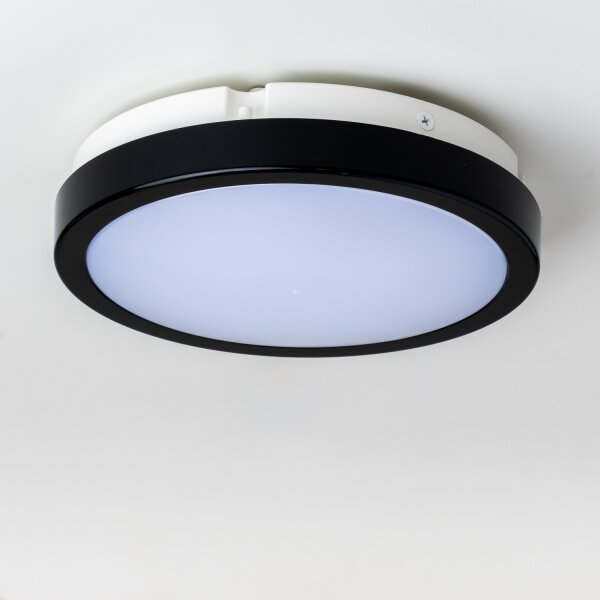 Plafonieră LED pentru baie Brilagi PERA LED/18W/230V d. 22 cm IP65 negru