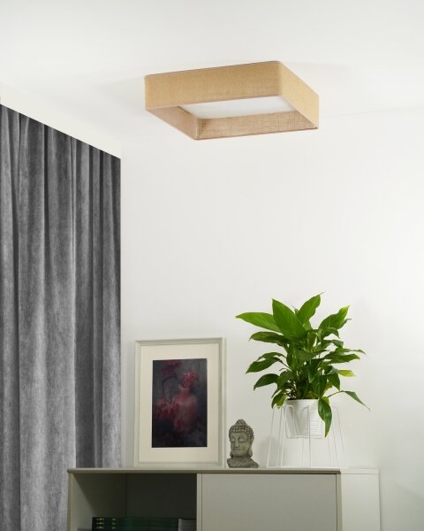 Plafonieră LED VELVET SQUARE Brilagi, 24W, 230V, maro