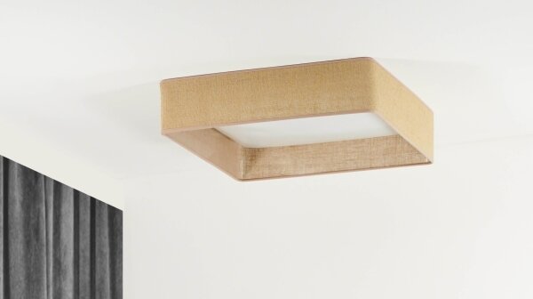 Plafonieră LED VELVET SQUARE Brilagi, 24W, 230V, maro