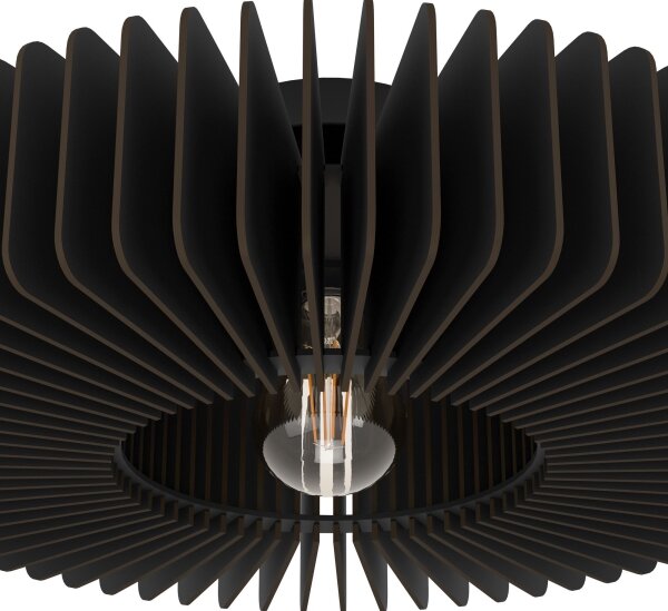 Plafonieră Eglo 900831 PALOMBAIA 1xE27/40W/230V negru