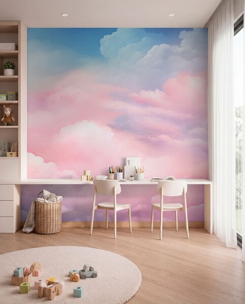 Tapet Nori colorați, Fototapet Cer, w04387 : Uwalls.ro
