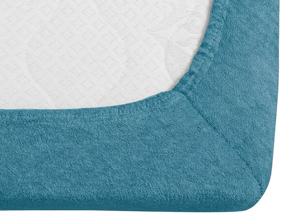 Cearsaf Frote EXCLUSIVE turcoaz inchis 90 x 200 cm