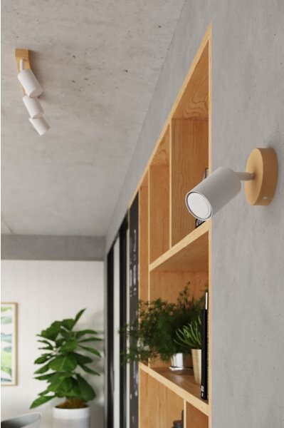 Spot de perete Sollux SL.1285 VERDO 1xGU10/10W/230V alb