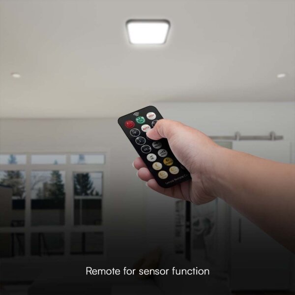 Plafonieră LED cu senzor pentru baie LED/18W/230V 4000K IP44 negru
