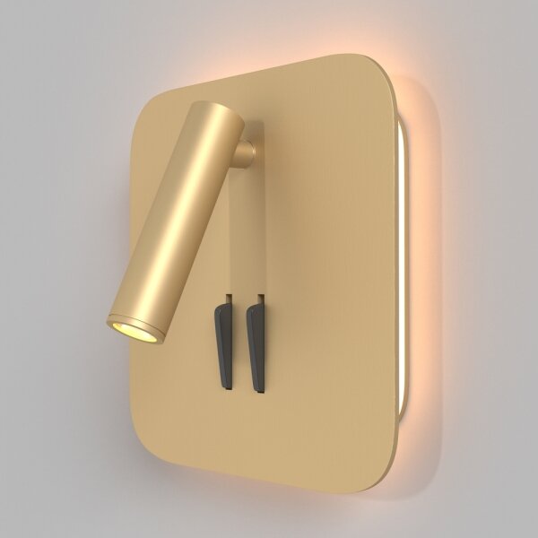 Spot LED de perete Maytoni C175-WL-01-6W-MG IOS LED/9W/230V auriu