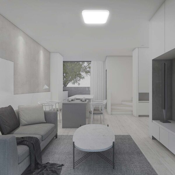 Plafonieră LED cu senzor pentru baie LED/18W/230V 4000K IP44 alb