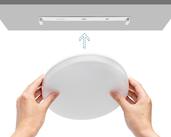 Aigostar - Plafonieră LED pentru baie LED/18W/230V 3000-6000K IP54 + Telecomandă