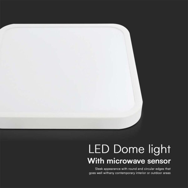 Plafonieră LED cu senzor pentru baie LED/18W/230V 4000K IP44 alb
