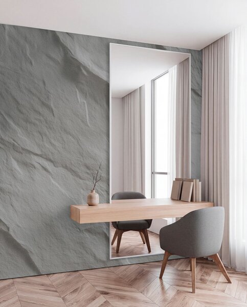Tapet imitație de piatră albă în designul interior, Fototapet Textură, w04818 : Uwalls.ro