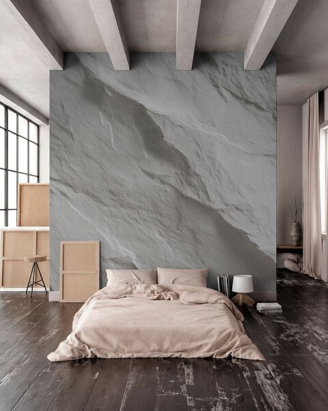 Tapet imitație de piatră albă în designul interior, Fototapet Textură, w04818 : Uwalls.ro