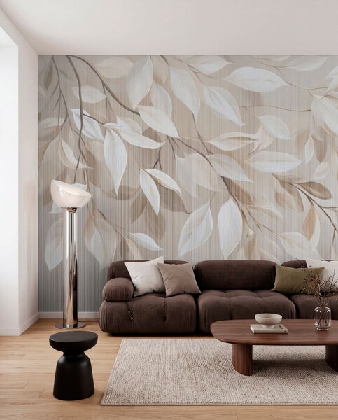 Tapet Ramură de copac atârnată, Fototapet Natură, Fototapet Frunze, w04903 : Uwalls.ro