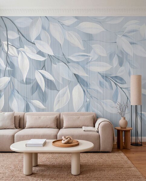 Tapet Ramură de copac atârnată, Fototapet Natură, Fototapet Frunze, w04903v2 : Uwalls.ro
