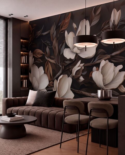 Tapet Ramură elegantă de copac, Fototapet Flori, w04950 : Uwalls.ro