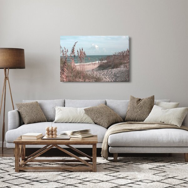 Tablou - Plaja roz (90x60 cm)