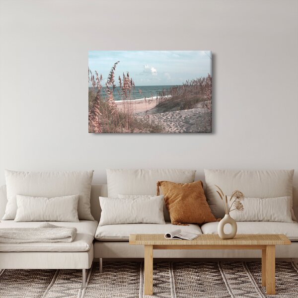 Tablou - Plaja roz (90x60 cm)