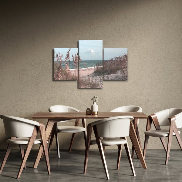 Tablou - Plaja roz (90x60 cm)