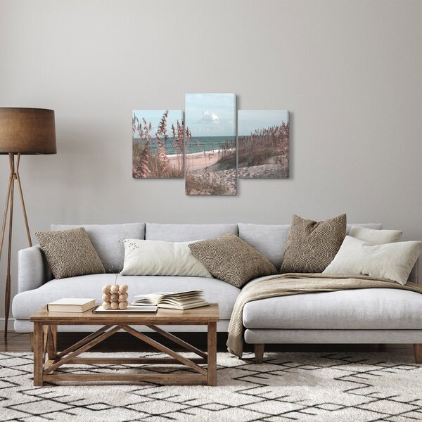 Tablou - Plaja roz (90x60 cm)