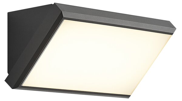 Lampă modernă de perete pentru exterior gri închis, cu LED inclus IP65 - Marek
