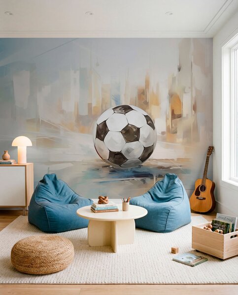 Tapet Minge de fotbal, Fototapet Abstract, w05102 : Uwalls.ro