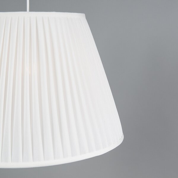 Lampă suspendată retro crem 45 cm - Plisse