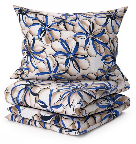Lenjerie din microfibra FLORVINA bej Dimensiune lenjerie de pat: 70 x 90 cm | 140 x 220 cm