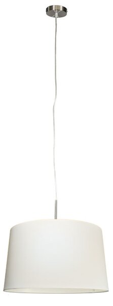 Lampă suspendată modernă din oțel cu umbră 45cm alb - Combi 1