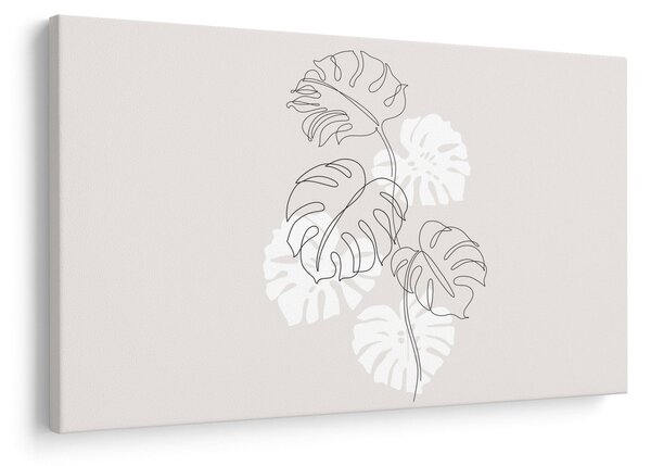 Tablou - Linia de artă monstera N⁰3 (90x60 cm)
