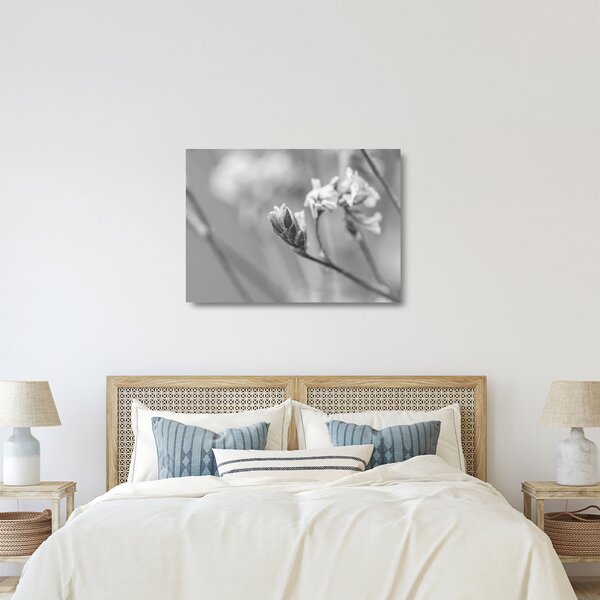 Tablou pe sticlă - Floare înflorită (70x50 cm)