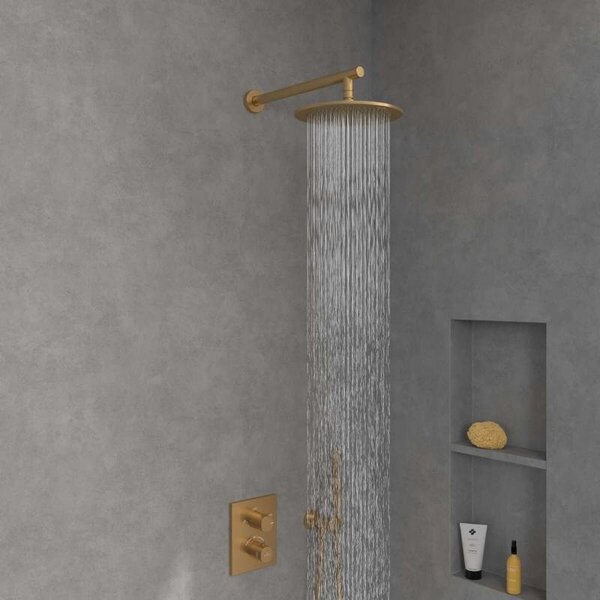Cap de duș Villeroy&Boch, Universal Showers, Ø25 cm, bruhsed gold