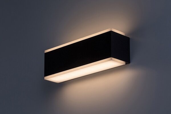 Rabalux Mataro aplica exterior 1x12 W negru 77114