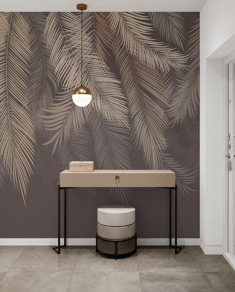 Tapet Plante, îmbrăcăminte exterioară și lemn, Fototapet pădure, Fototapet Tropics, u48556v1 : Uwalls.ro