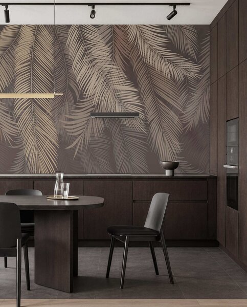 Tapet Plante, îmbrăcăminte exterioară și lemn, Fototapet pădure, Fototapet Tropics, u48556v1 : Uwalls.ro